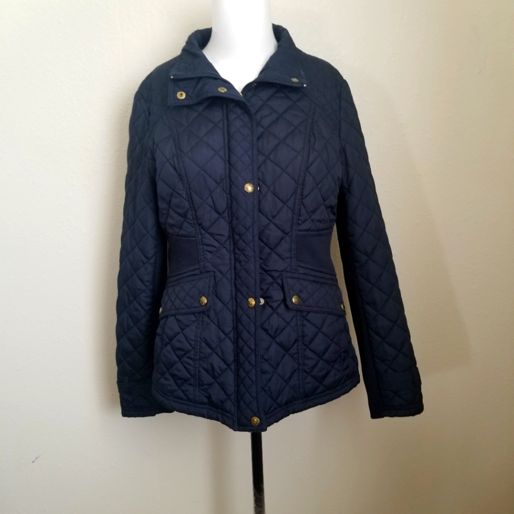Weatherproof Navy Quilted Women's Jacket SIZE S